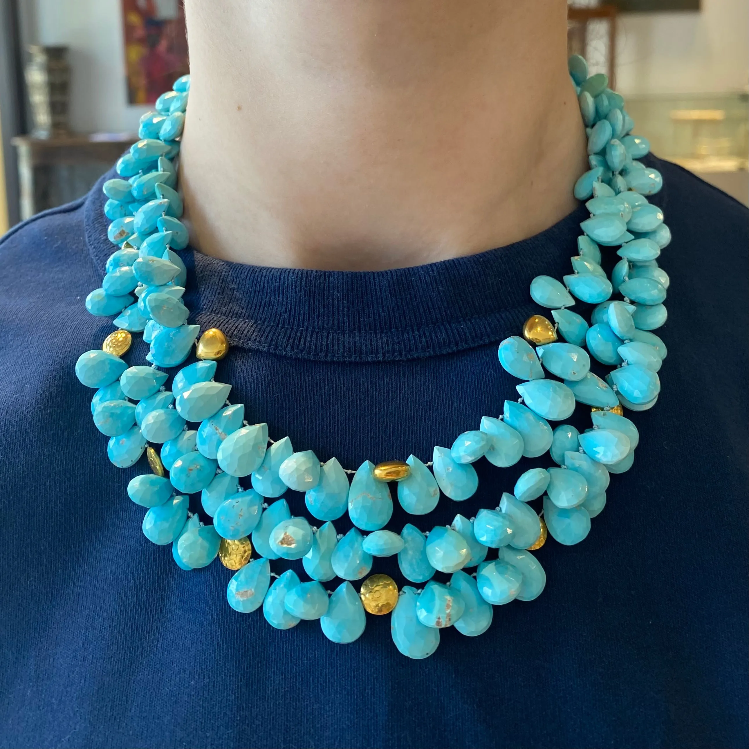 Turquoise Statement Necklace