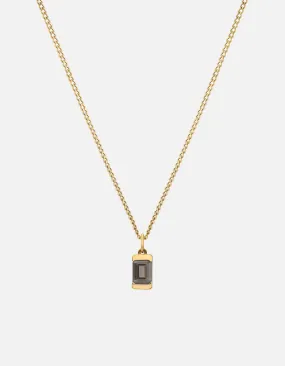 Valor Gray Topaz Necklace, Gold Vermeil