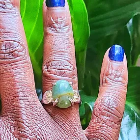 Vedazzled Mixed Aventurine Ring