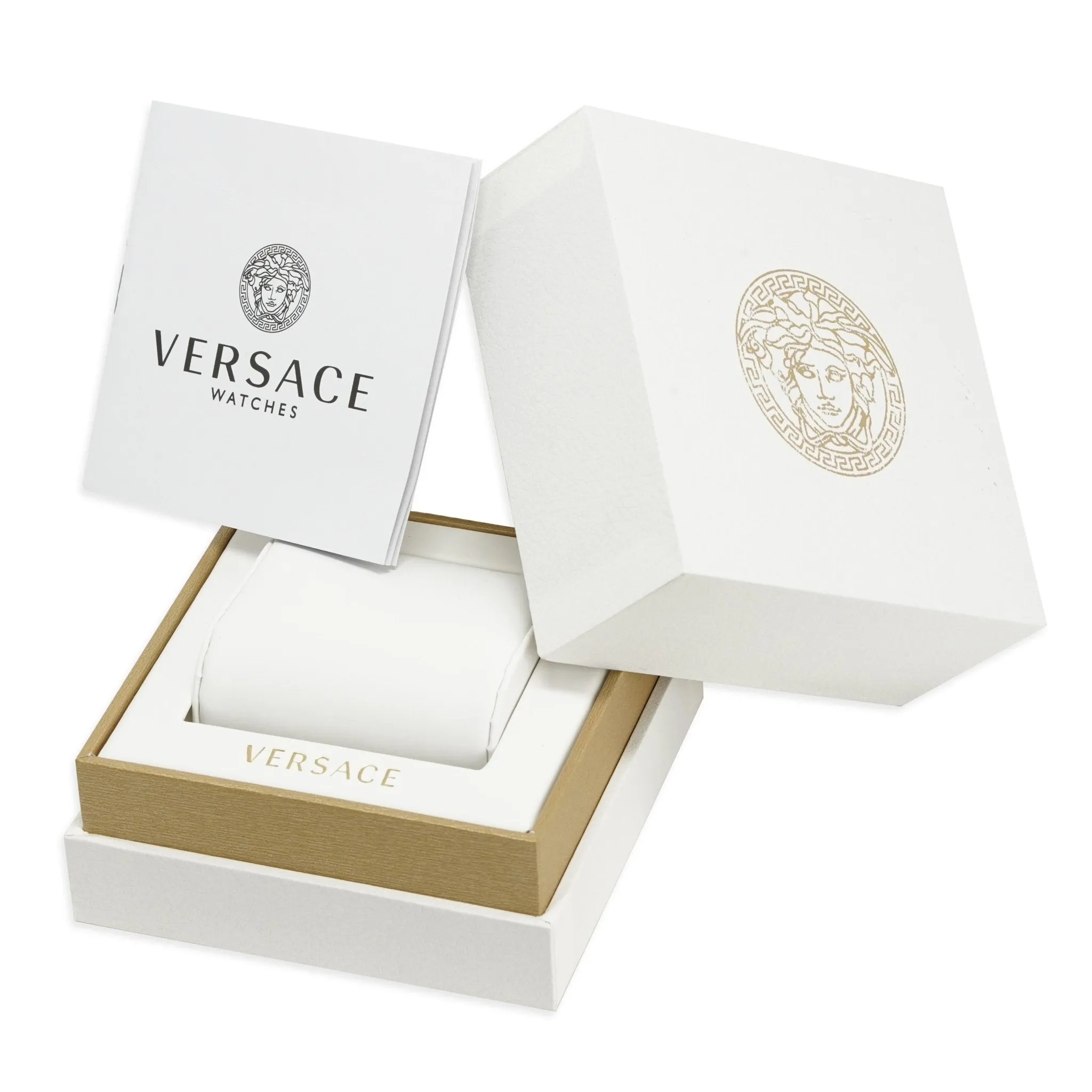 Versace Men's Watch Hellenyium GMT Blue Two-Tone Bracelet V11060017