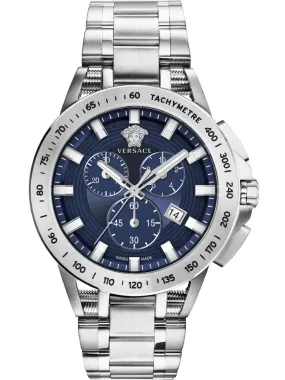 Versace Men's Watch Sport Tech 45mm Blue Bracelet VE3E00521