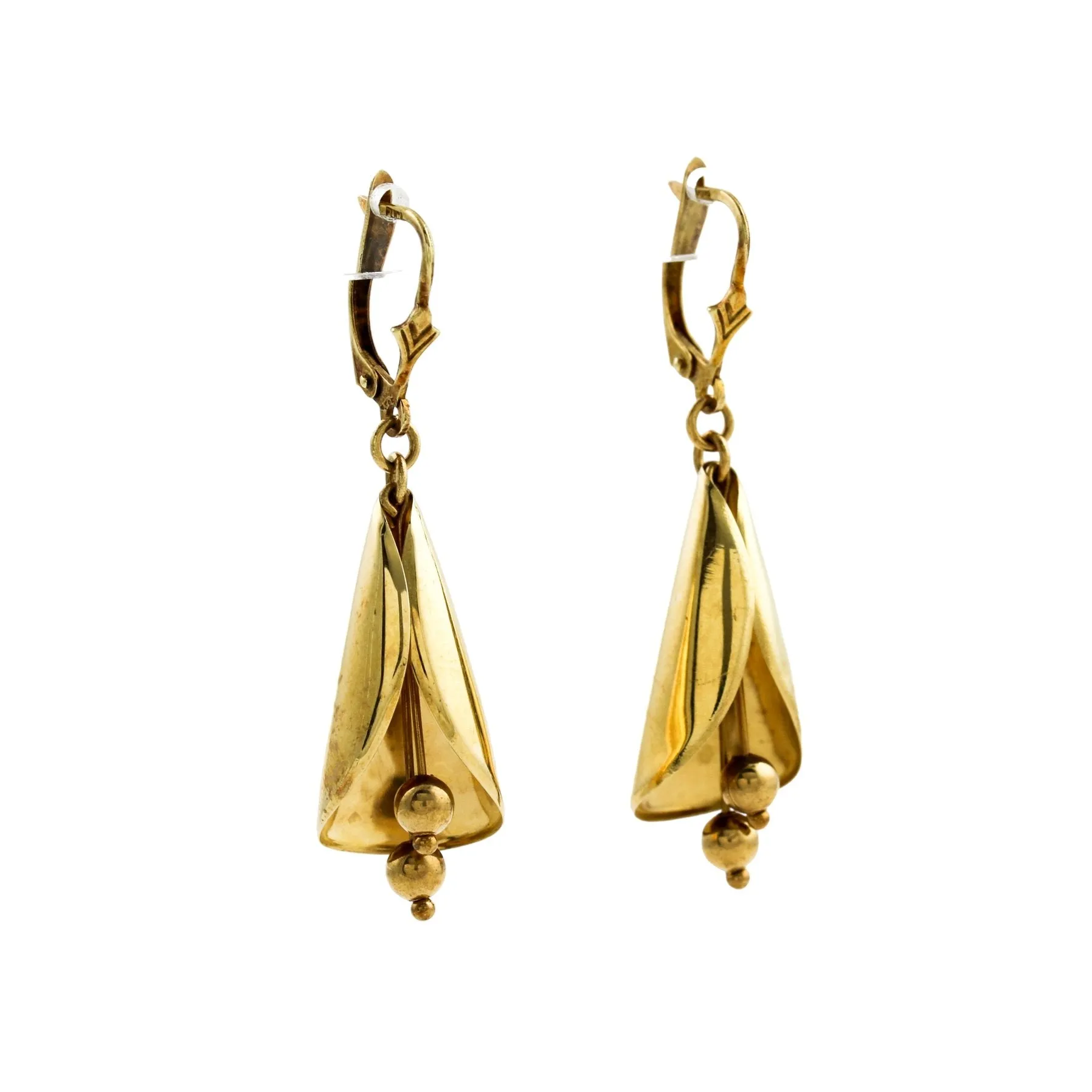 Vintage 14k Gold Drop Earrings