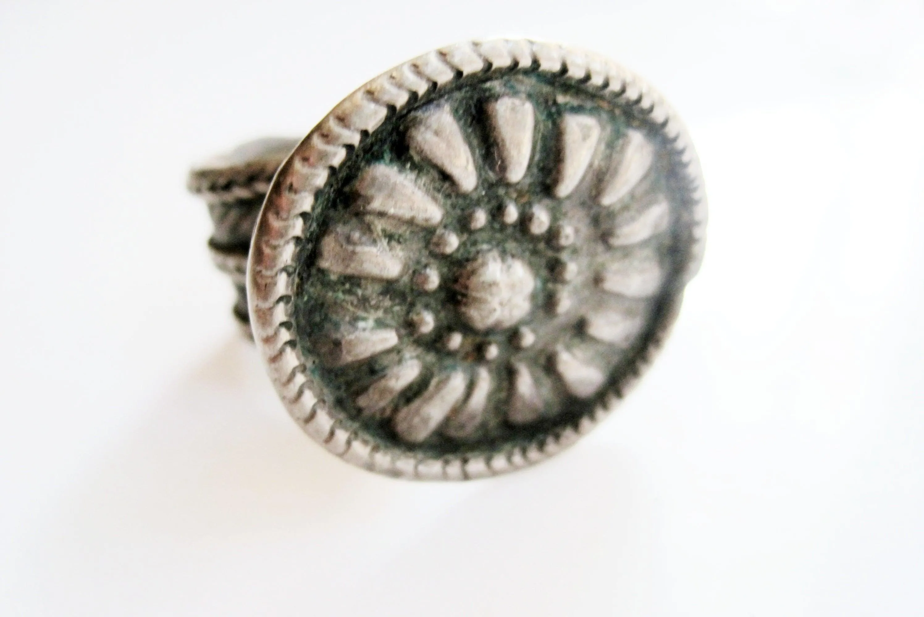 Vintage Ethiopian or Yemeni Tower Ring Size 5