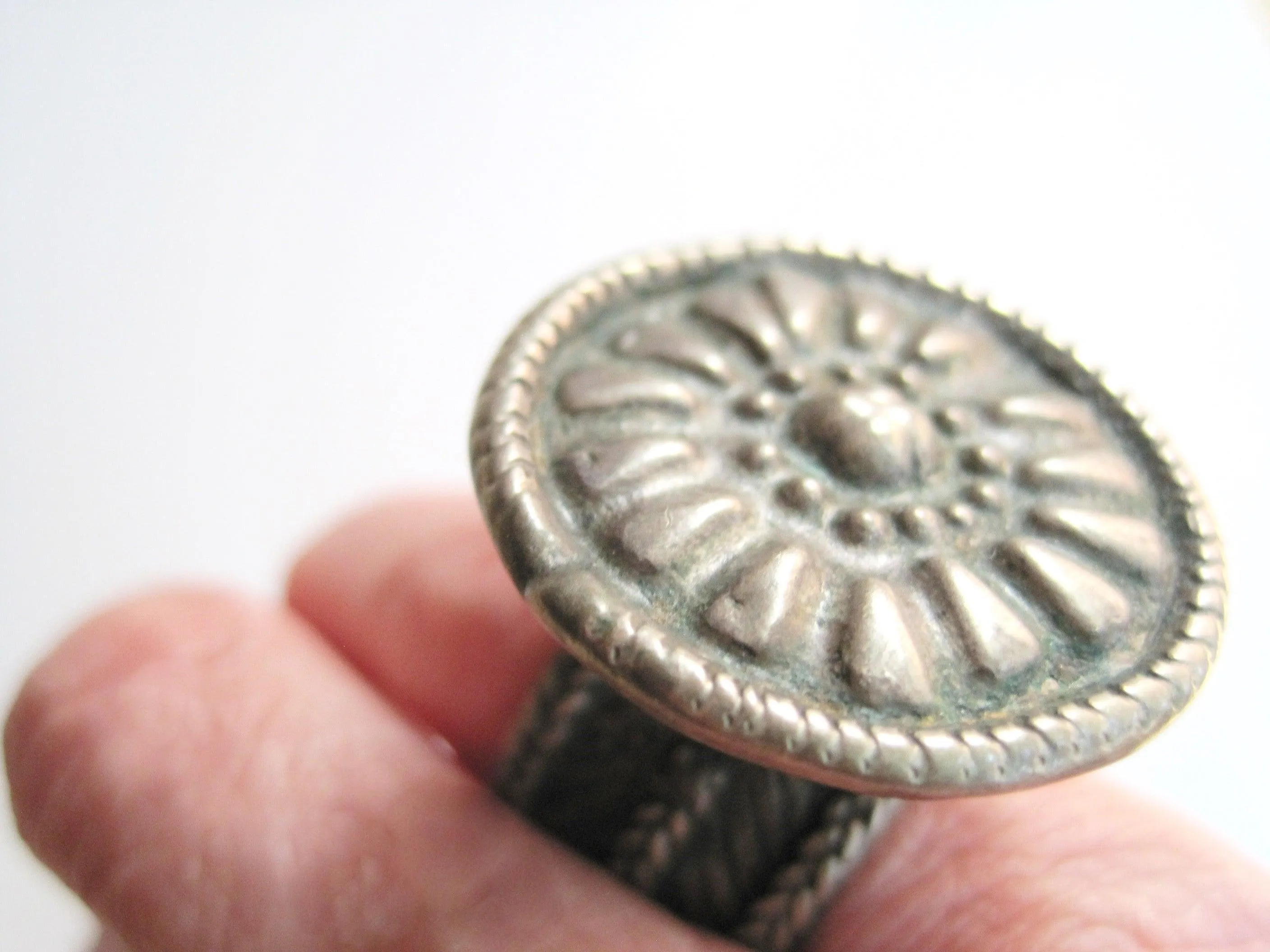 Vintage Ethiopian or Yemeni Tower Ring Size 5