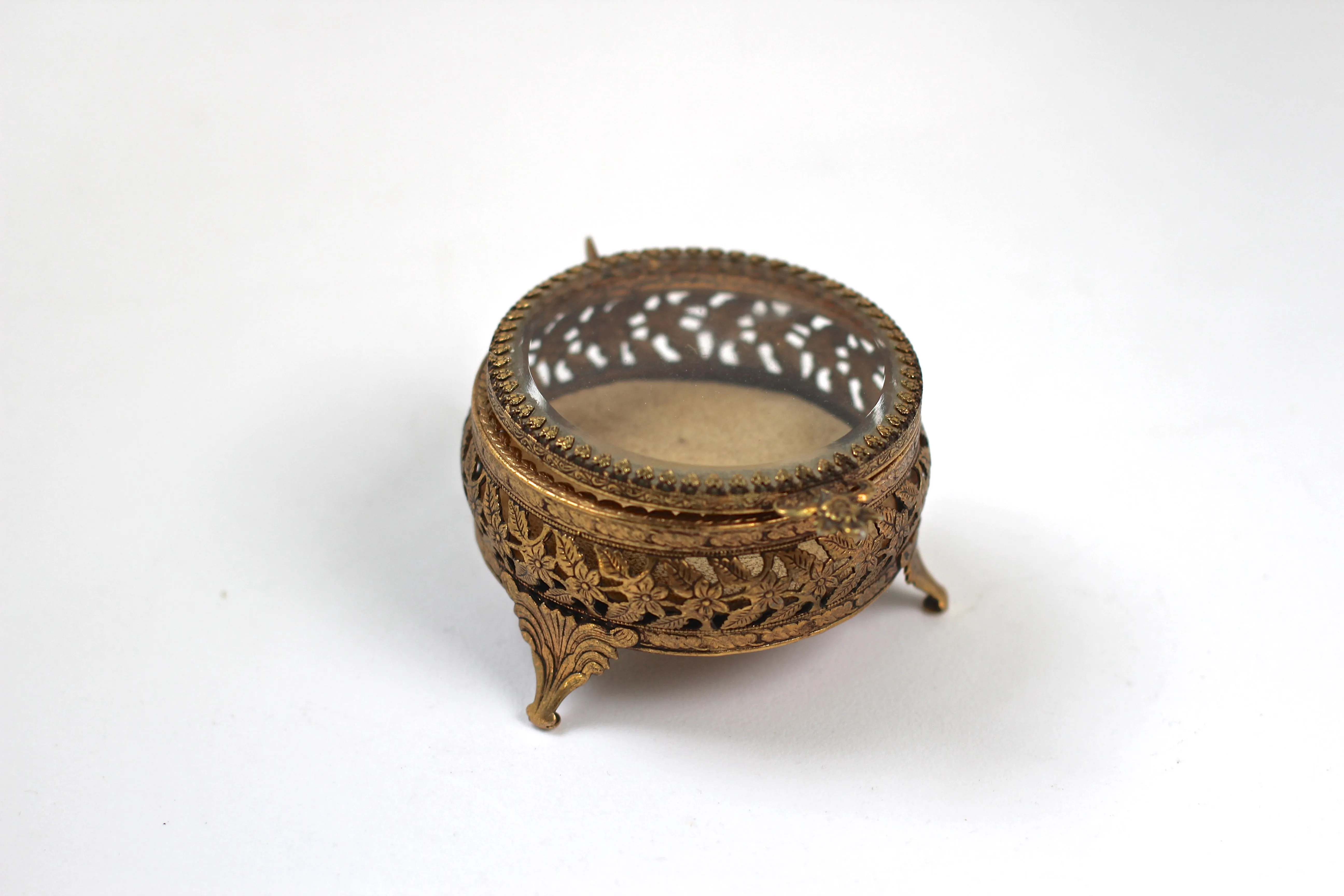 Vintage Matson Filigree Jewelry Box