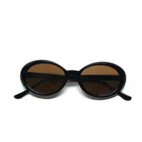 Vintage Standard Size Hermosa Original Sunglasses - Black/Brown