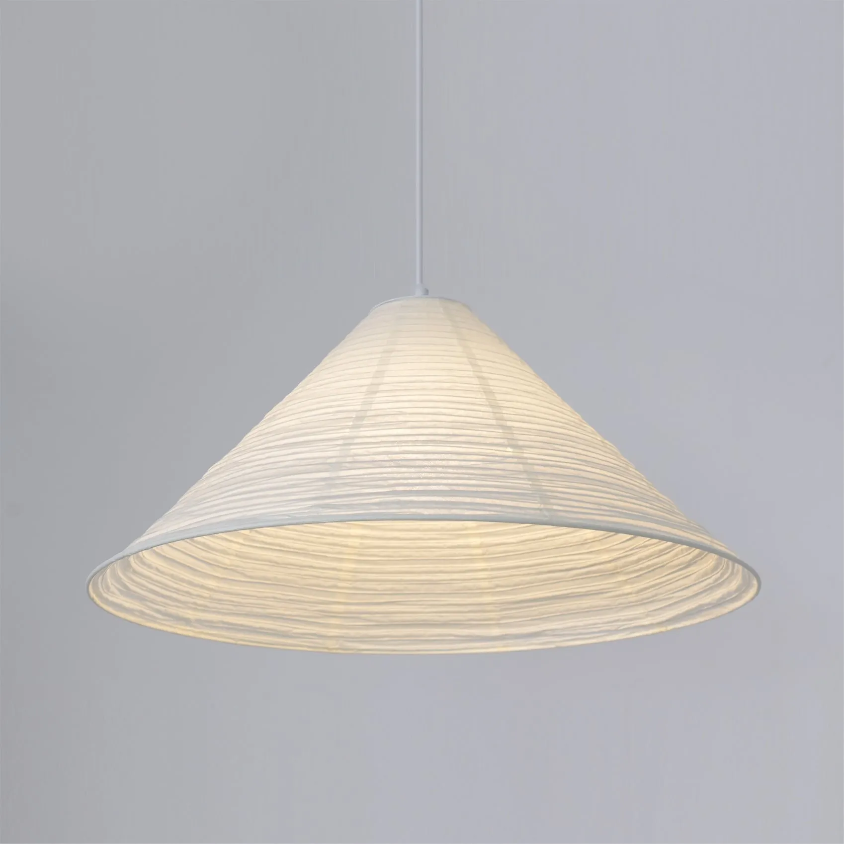 Washi Paper Pyramid Pendant Lamp