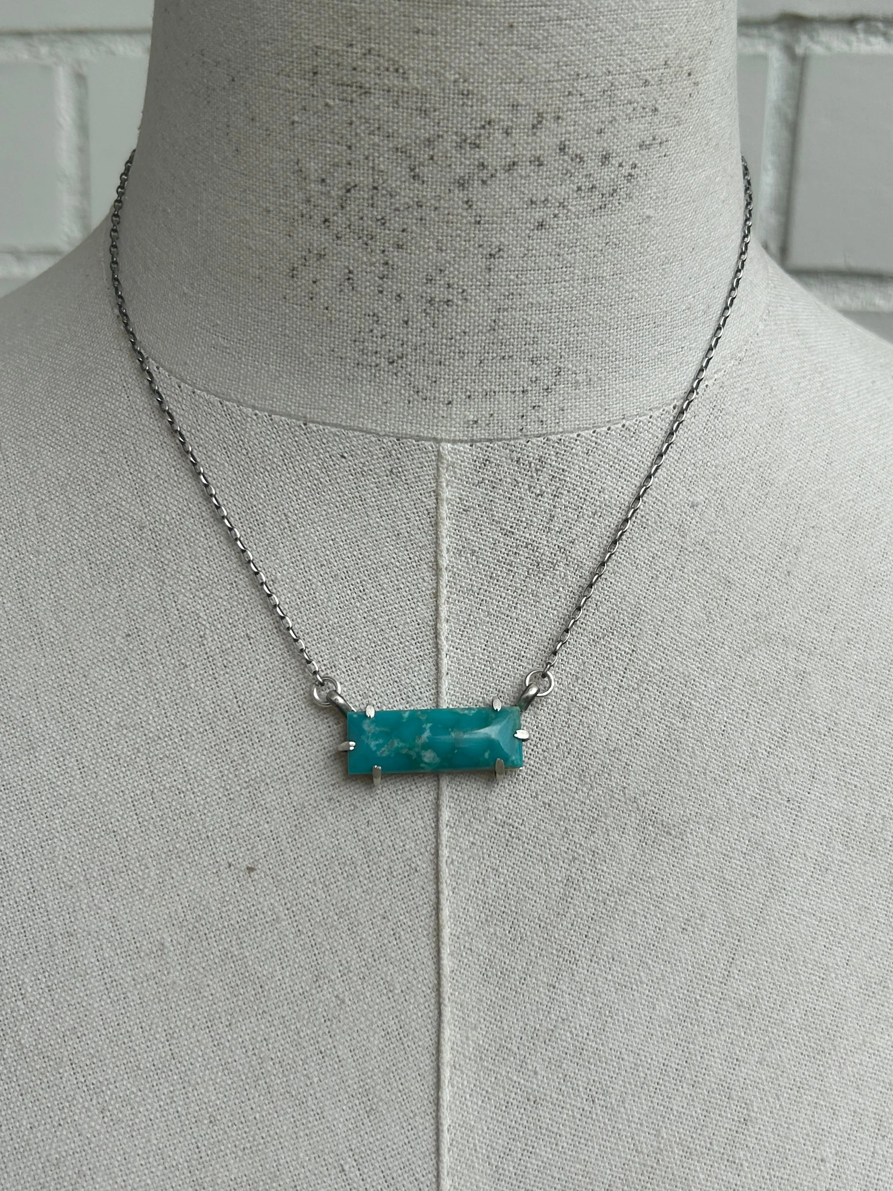 Waterproof Kingman Bar Necklace #32