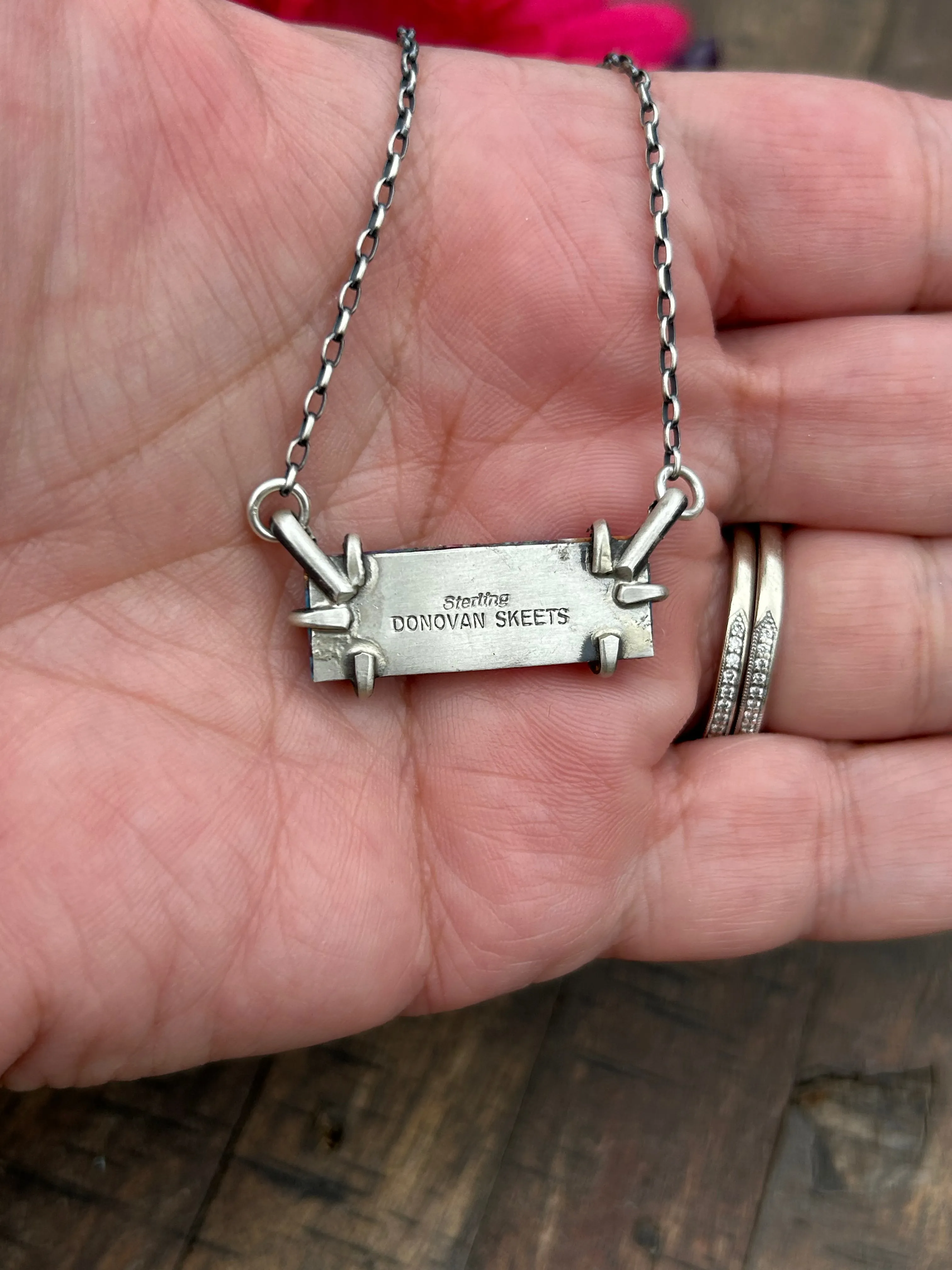 Waterproof Kingman Bar Necklace #32