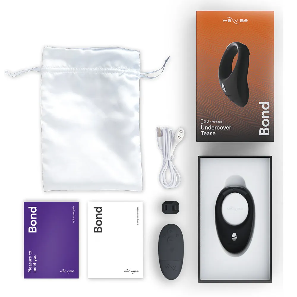 We-Vibe Bond App-Compatible Adjustable Vibrating Cock Ring & Remote