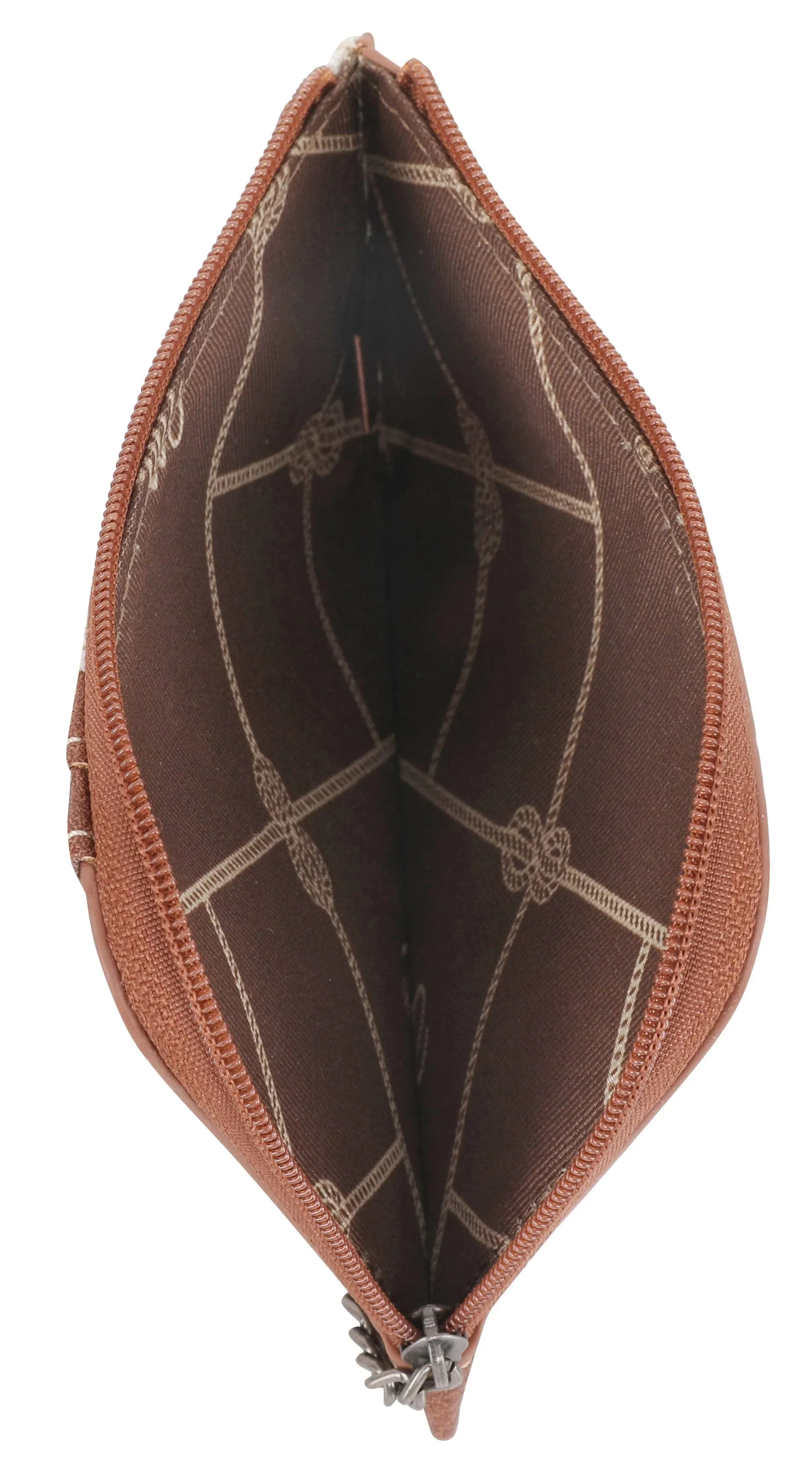 Wrangler Women's Southwestern Print Coffee Mini Zip Card Case WG2202-W005CF