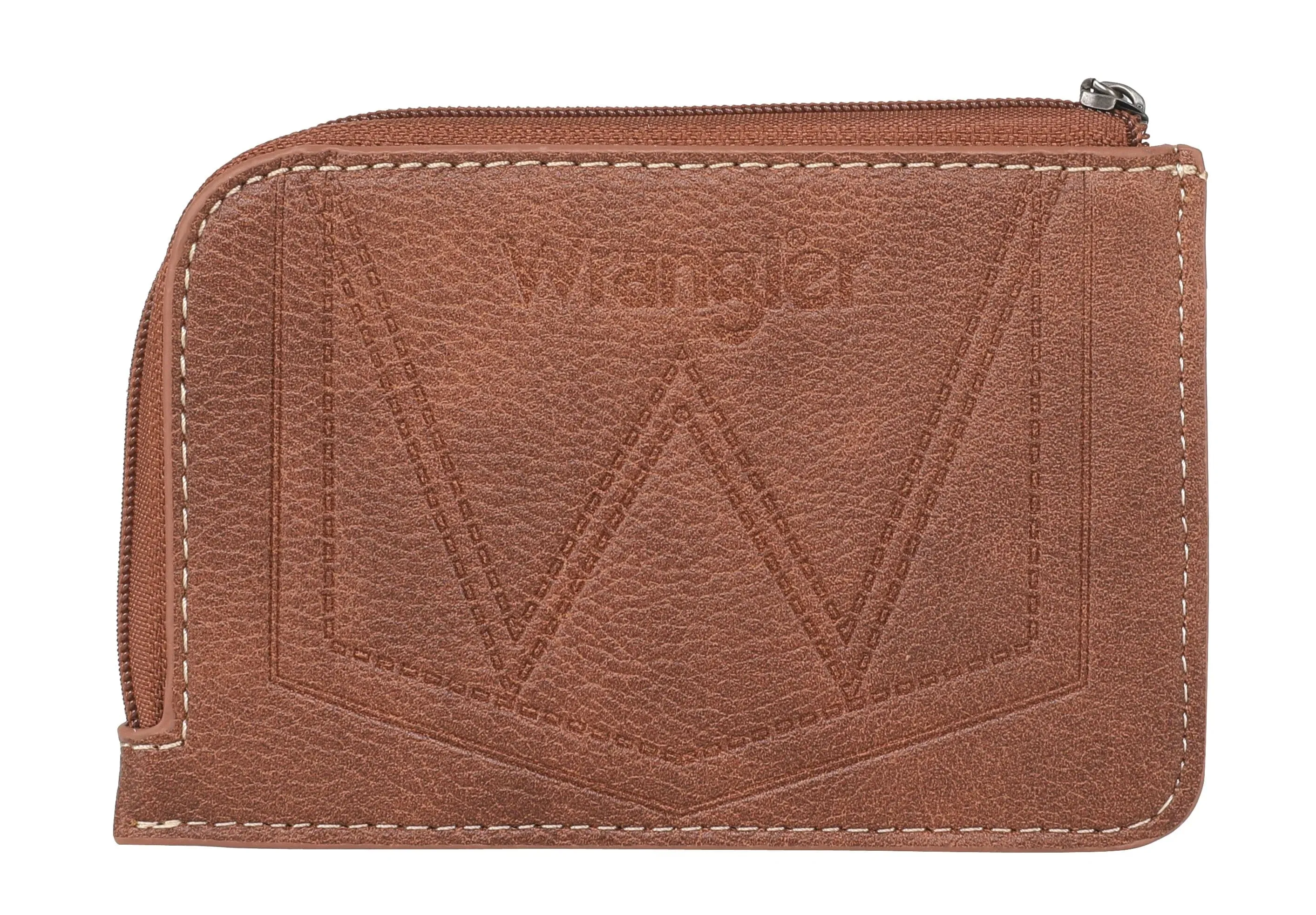 Wrangler Women's Southwestern Print Coffee Mini Zip Card Case WG2202-W005CF