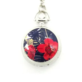 Zojie Pendant Watch - Hibiscus